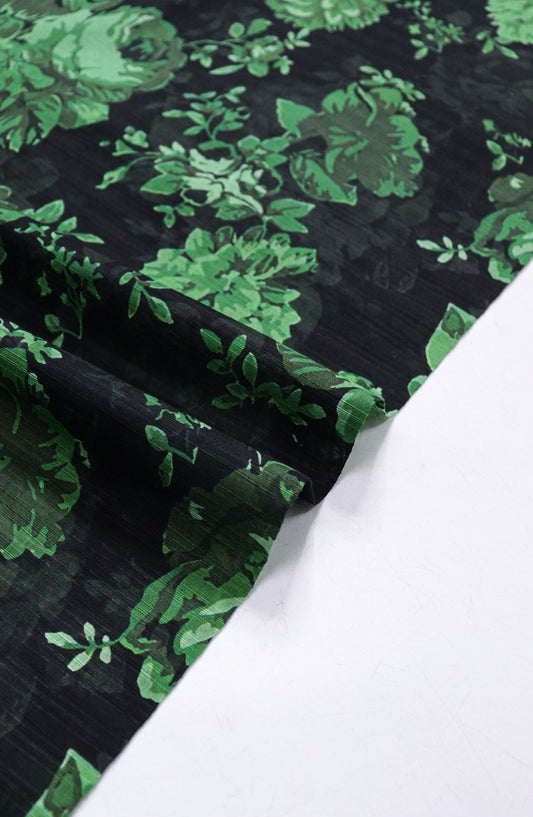 Amna Khadija Fancy Printed Lawn Unstitched 2 Piece Suit - D-04 - AM26FNC - Green - Summer Collection