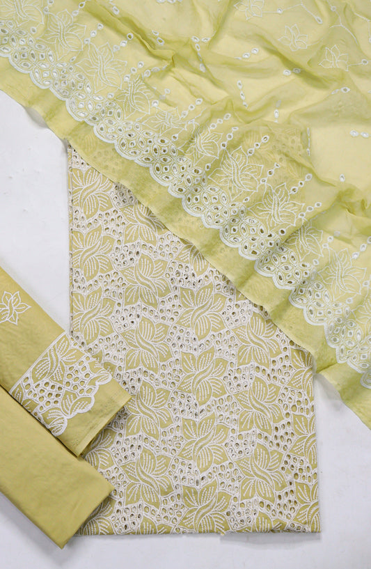 Amna Khadija Fancy Embroidered Lawn Unstitched 3 Piece Suit - D-05 - AM26FNC - Dhani - Summer Collection