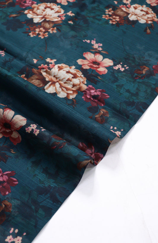 Amna Khadija Fancy Printed Lawn Unstitched 2 Piece Suit - D-19 - AM26FNC - Green - Summer Collection