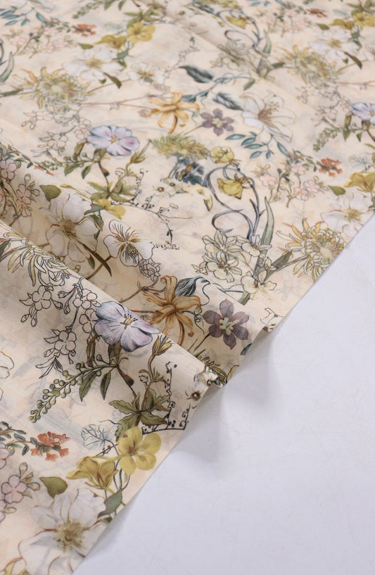 Amna Khadija Fancy Printed Lawn Unstitched 2 Piece Suit - D-14 - AM26FNC - Multi - Summer Collection