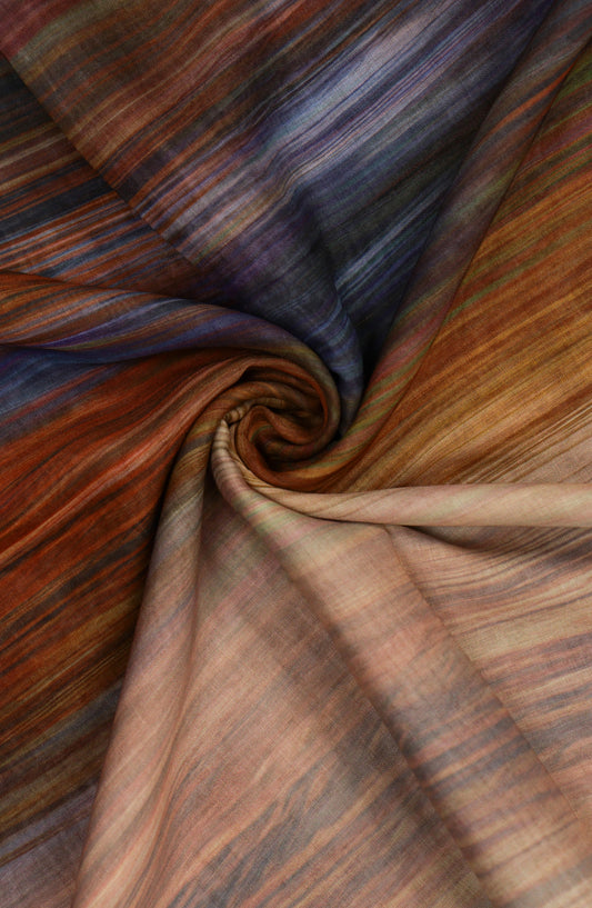 Amna Khadija Premium Soft Voil Stole - D-07 - 756750 - AM25STAM - Multi - Winter Collection