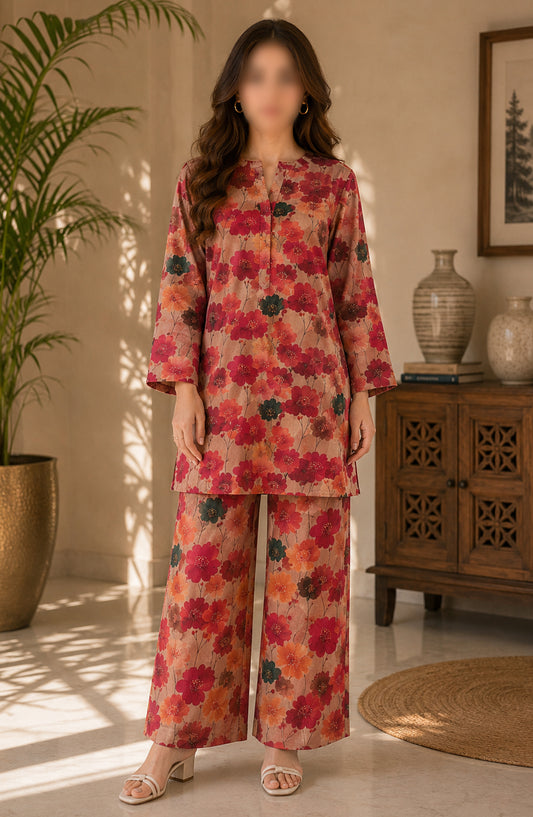 Amna Khadija Printed Lawn Unstitched 2 Piece Suit - PD-12 - AM26PDT - Multi - Summer Collection