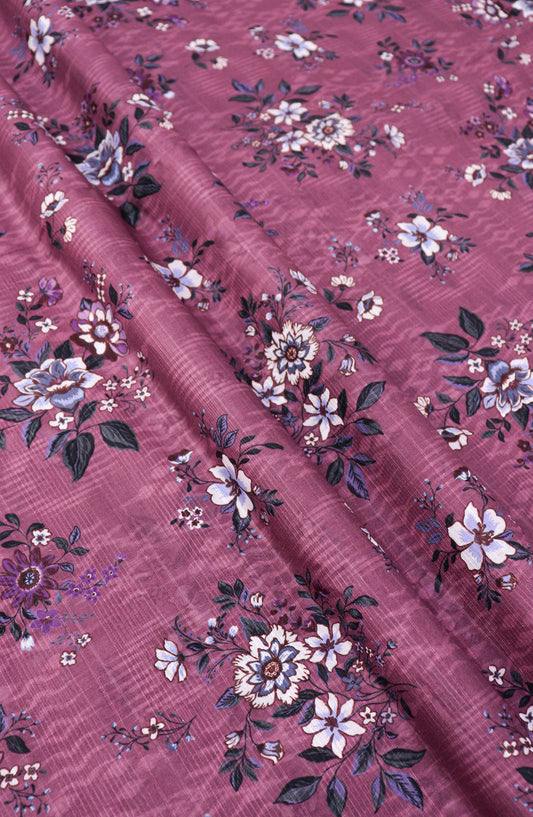 Amna Khadija Digital Printed Lawn Unstitched 2 Piece Suit - D-09 - AM26FNC - Pink - Summer Collection