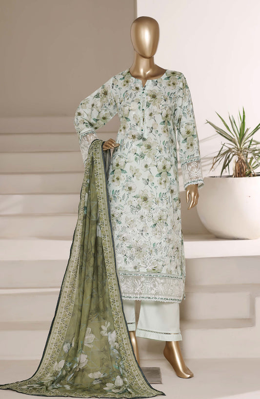 Amyrah by Sadabahar Embroidered Stitched 3 Piece Suit - D-01 - SBD26SMR - Green - Festive Collection