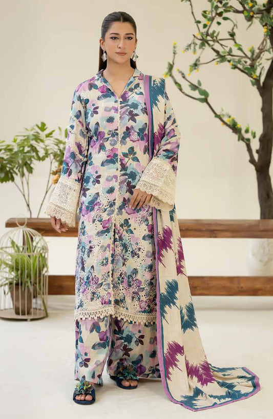 Ardin by Johra Printed & Embroidered Staple Jacquard Unstitched 3 Piece Suit - JW-261 - JH25ARDIN - Multi - Winter Collection