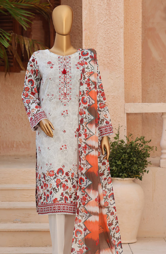 Asasa by HZ Embroidered Lawn Unstitched 3 Piece Suit - ASD-06 - HZ26PASS - Multi - Summer Collection