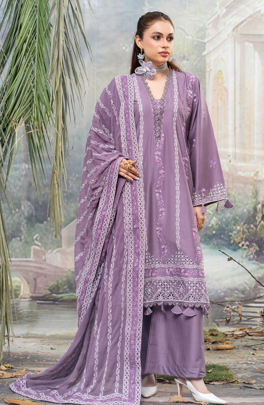 Astoria by Aalaya Embroidered Lawn Unstitched 3 Piece Suit - D-05 - ALY26ASO - Purple - Summer Collection