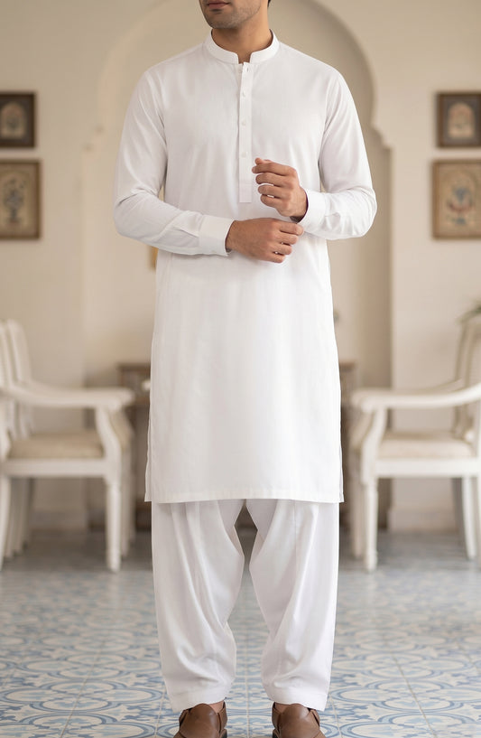 Avenue by Bin Yameen Unstitched Wash N Wear Mens Collection BY26ANU OFF WHITE