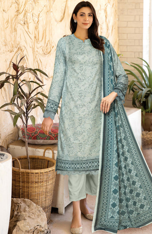 Azal by Johra Printed Lawn Unstitched 3 Piece Suit - JH-1511 - JH25AZALL - Blue - Casual Collection