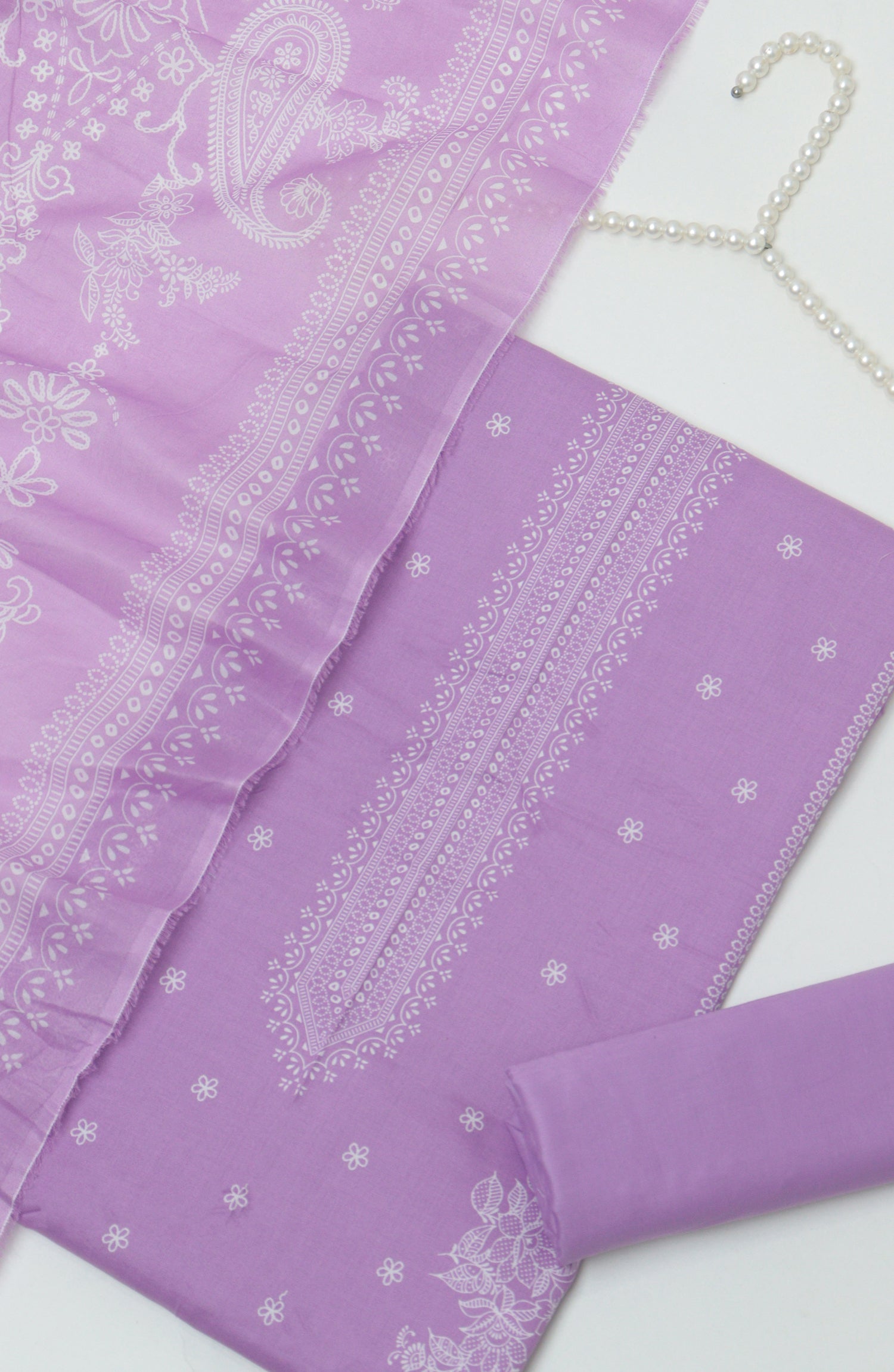 Bin Saeed Printed Cambric Unstitched 3 Piece Suit - D-10 - BS26CMP - Purple - Winter Collection