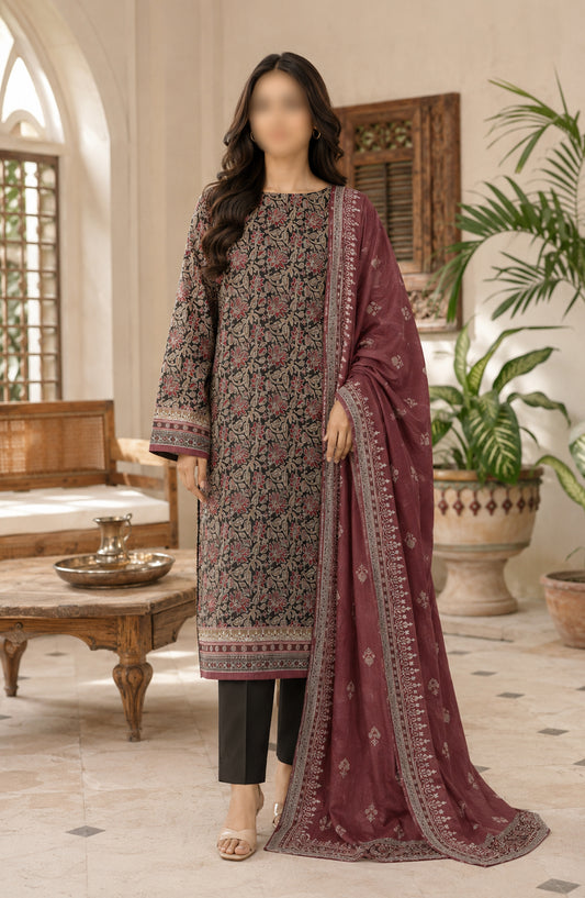 Bin Saeed Printed Lawn Unstitched 3 Piece Suit - BSD04 - BS26END - Multi - Summer Collection