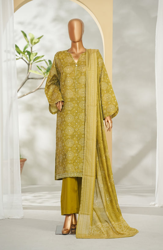 Bin Saeed Printed Lawn Stitched 3 Piece Suit - Design-16 - BS26RT - Dhani - Summer Collection