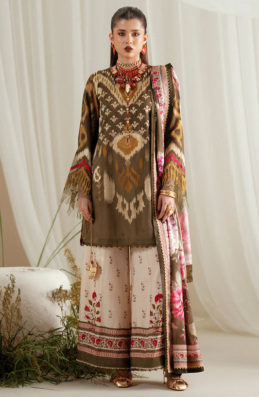 Eres Bonita by Bin Ilyas Embroidered Viscose Unstitched 3 Piece Suit - 1102-B - BL25BN - Green - Winter Collection