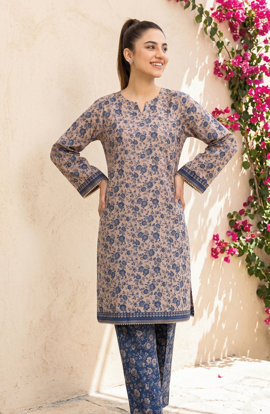 Florence by Tawakkal Fabrics Printed Lawn Stitched 2 Piece Suit - D-4198 - TF26FLTW - Blue - Summer Collection