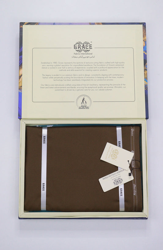 Raja Saab by Grace Fabrics Unstitched Wash N Wear Mens Summer Collection RJGF-13