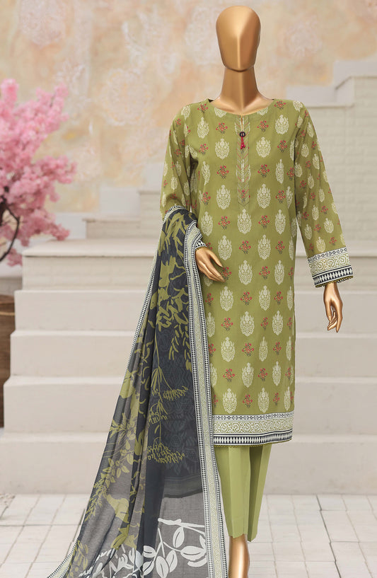 HZ Platinum Printed Lawn Unstitched 3 Piece Suit - D-10 - HZ26TNM - Dhani - Summer Collection