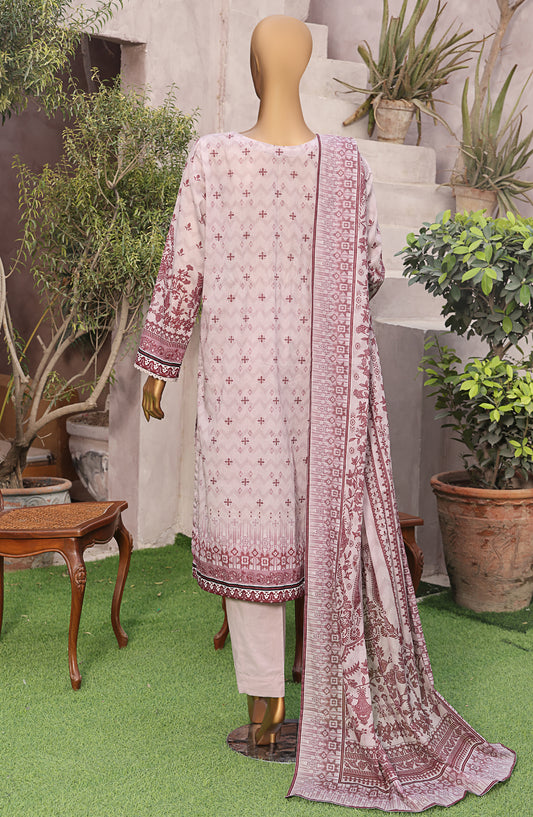 HZ Textile Magic Printed Lawn Unstitched 3 Piece Suit - MPC-569 - HZ25MGPV3 - Beige - Summer Collection