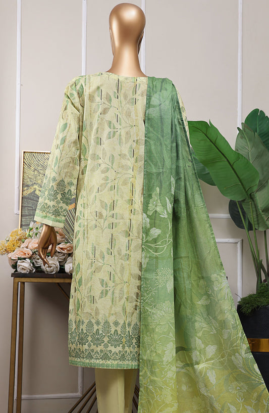 HZ Textile Chikankari Lawn Unstitched 3 Piece Suit - PCP-534 - HZ25PCPUL - Yellow - Summer Collection