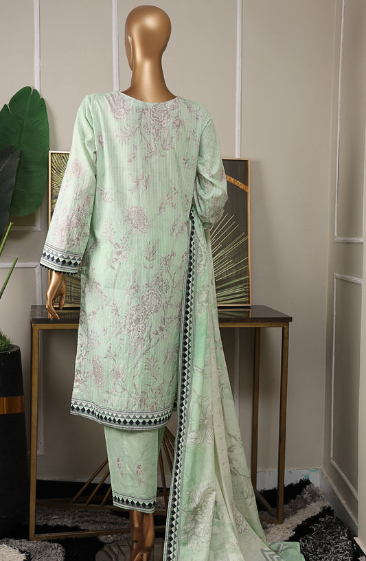 Nayab by HZ Textile Embroidered Lawn Unstitched 3 Piece Suit - NPE-ART-05 - HZ25NYBV3 - Green - Summer Collection