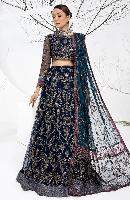 La Celeste Luxury Formals by Zarif ZLC 01 BLUEBERRY