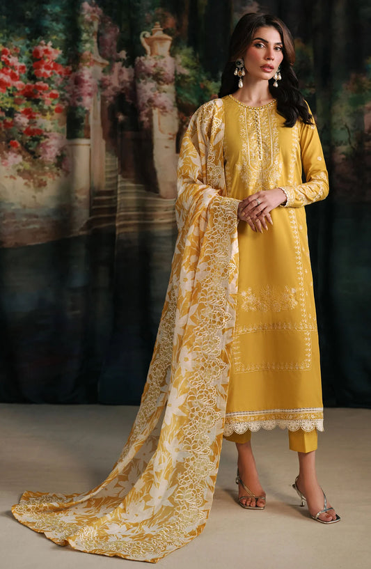 Zarif Raw Silk Unstitched Edit 2024 - ZRF RW 06 AZAL