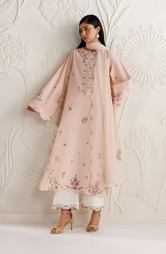 Iznik Exclusive Embroidered Lawn Unstitched 3 Piece Suit - UE-689 - IZN26XCL - Pink - Summer Collection