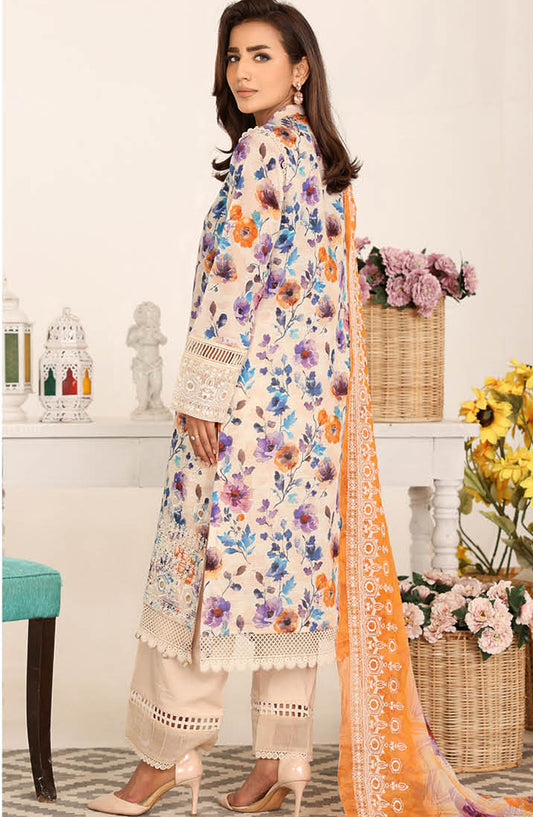 Nawal by Johra Embroidered Lawn Unstitched 3 Piece Suit - JH-875 - JH25NAW - Multi - Summer Collection