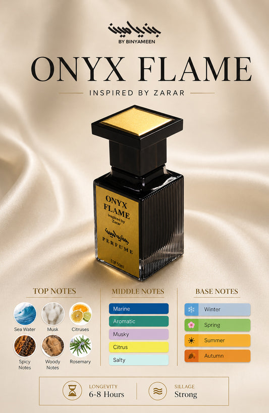 ONYX FLAME Inspired by Zarar - BY26TVL - Men Perfume