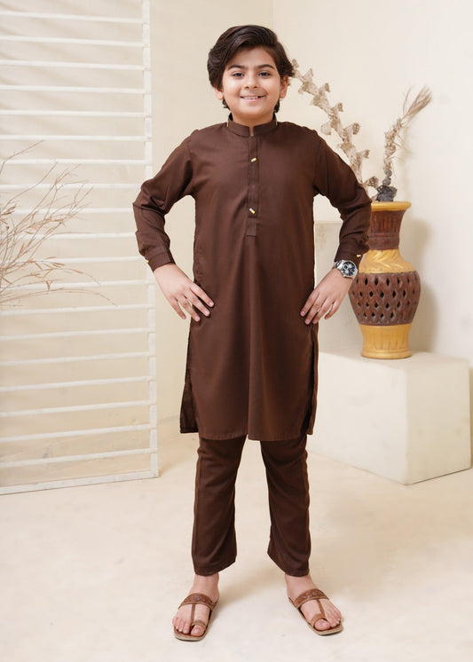 Medium Brown Kurta Trouser KT 83
