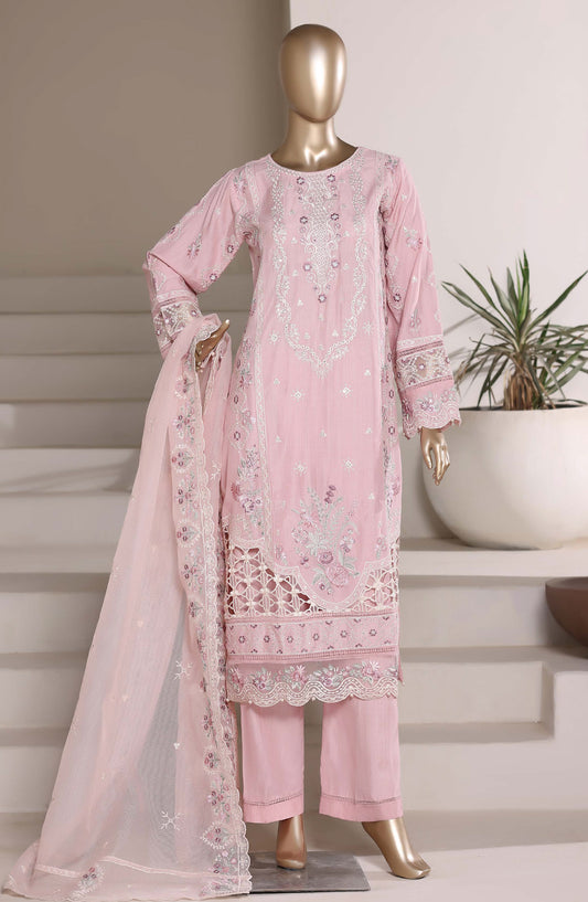 Sadabahar Luxury Embroidered Formal Stitched 3 Piece Suit - D-02 - SBD26XFS - Pink - Festive Collection