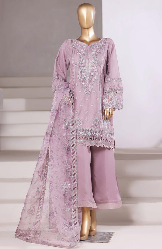 Mahpara by Sadabahar Embroidered Formal Stitched 3 Piece Suit - Design-03 - SBD26MPA - Purple - Luxury Collection