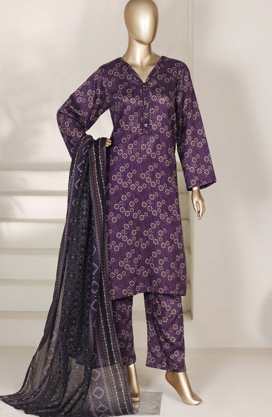 Sadabahar Printed Lawn Stitched 3 Piece Suit - D-06 - SBD26DNV - Purple - Summer Collection