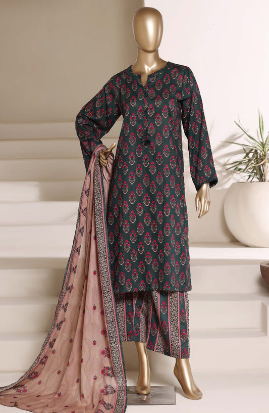 Sadabahar Printed Lawn Stitched 3 Piece Suit - D-07 - SBD26NWV - Black - Summer Collection