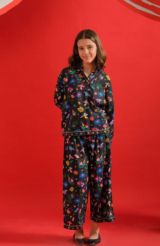 Sprinkles Midnight Petals - Co-ord Set SPDR707