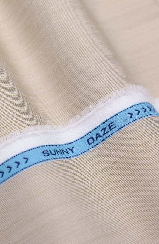 Sunny Daze Bamboo Fabric by Bin Yameen Unstitched Wash N Wear Mens Premium Collection BY25SND BEIGE