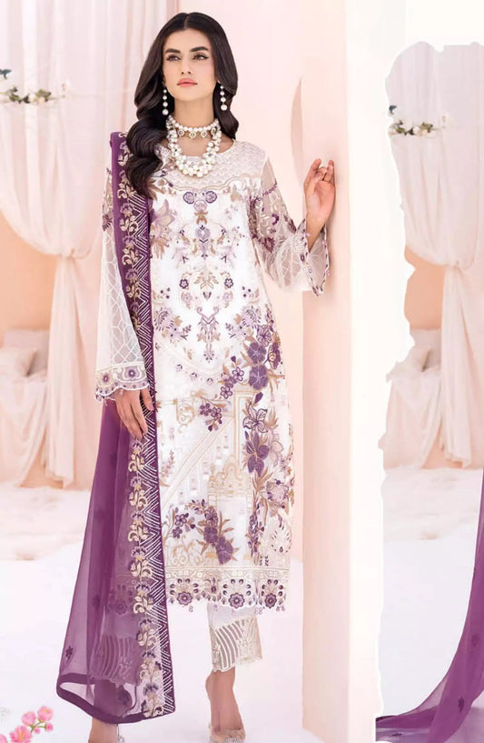 Ramsha Chevron Luxury Chiffon Collection Vol 06 - A 602