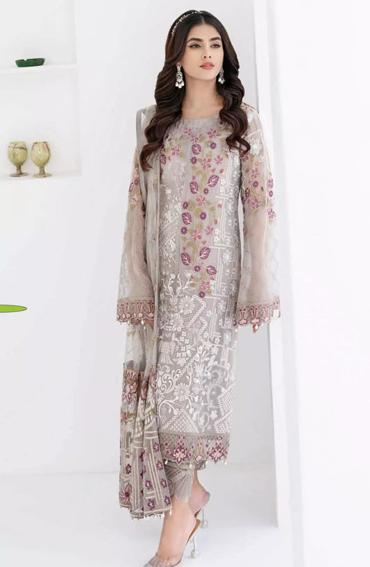 Ramsha Chevron Luxury Chiffon Collection Vol 06 - A 608