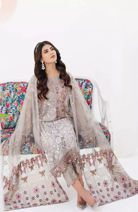 Ramsha Chevron Luxury Chiffon Collection Vol 06 - A 608