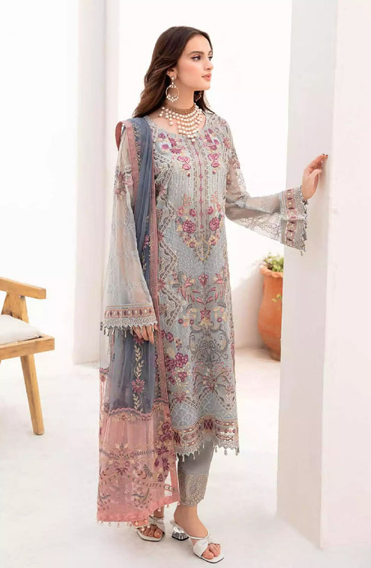 Ramsha Chevron Luxury Chiffon Collection Vol 07 - A 703