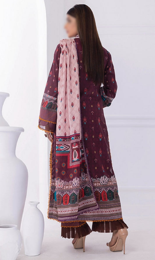 Design 07 ANUM DIGITAL PRINTED LAWN  Collection Vol 02