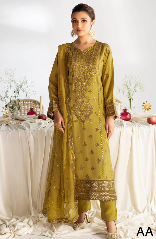 Ramsha Aangan Luxury Rawsilk Collection Vol 01 - AA - 102
