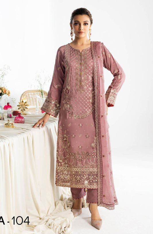 Ramsha Aangan Luxury Rawsilk Collection Vol 01 - AA - 104