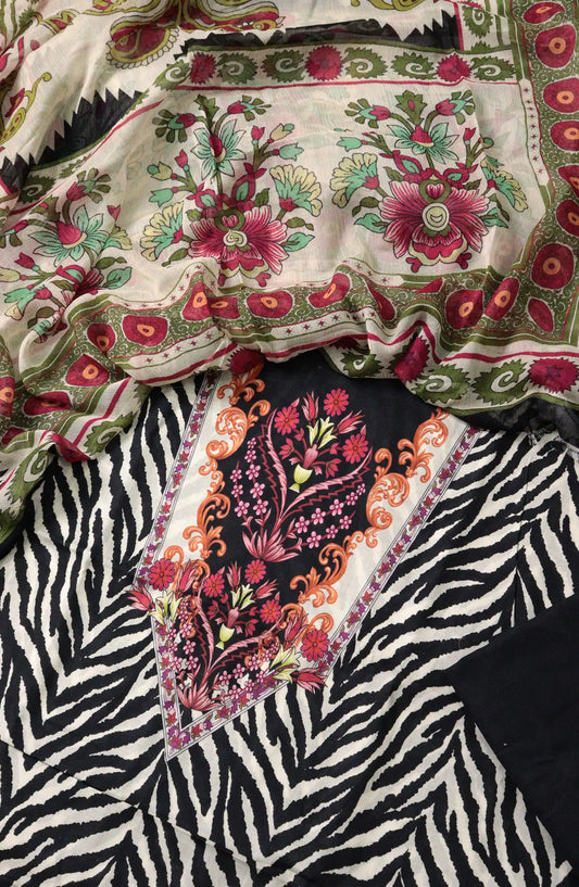 Amna Khadija Essential Prints Unstitched Collection 2024 - AEP 08