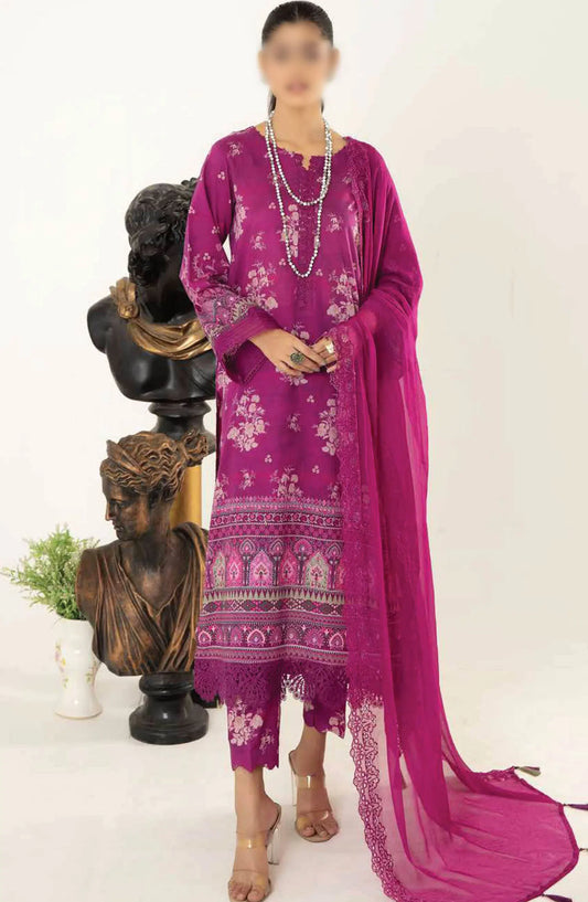 Aafreen Printed Lawn Collection By Riaz Arts - AF 93