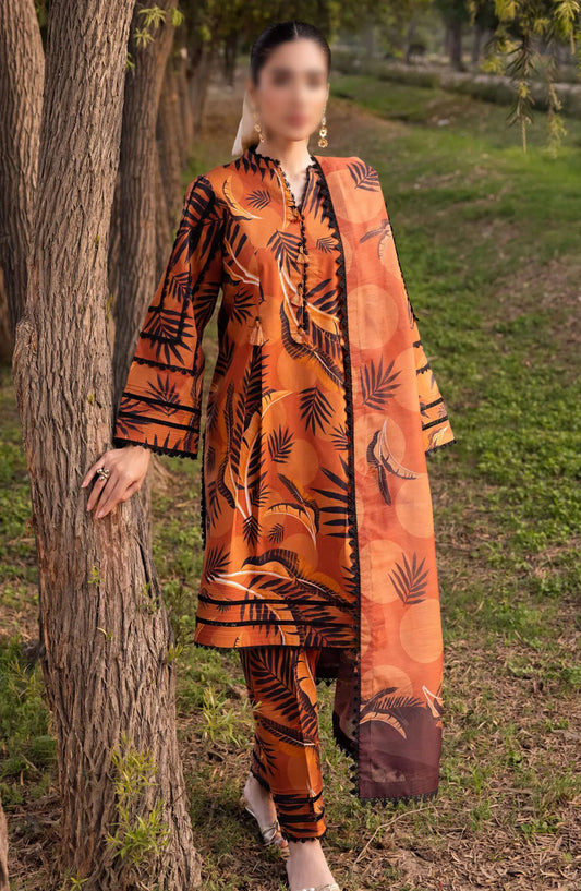 Sheen Prints By Alizeh Vol 02 - AF-PL-6013-Marigold