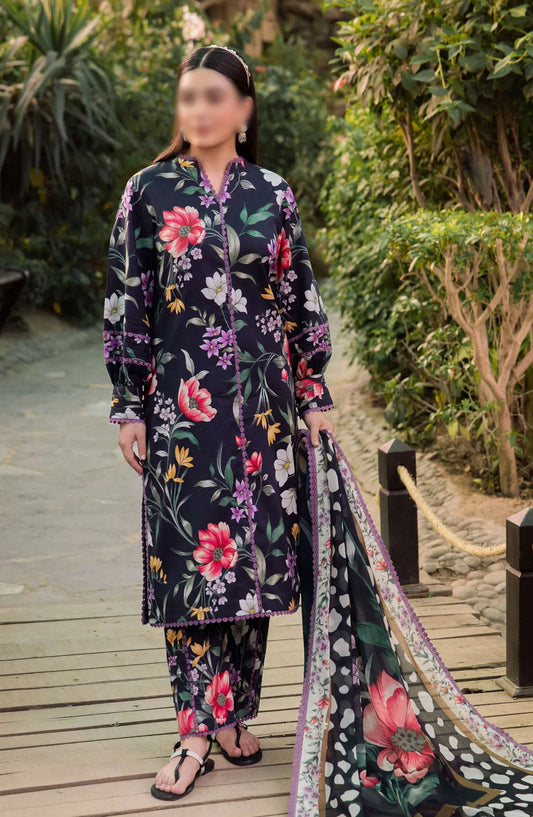 Sheen Prints By Alizeh Vol 02 - AF-PL-6015-Viola