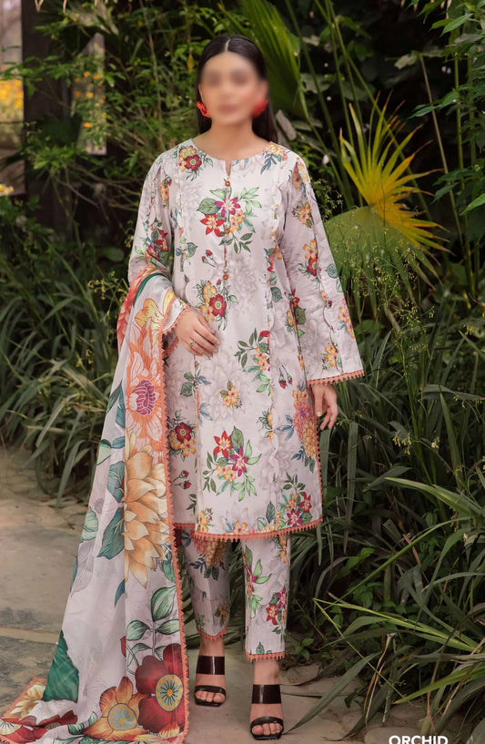 Sheen Prints By Alizeh Vol 02 - AF-PL-6022-Orchid