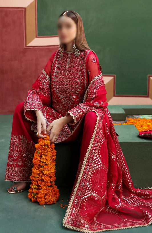 Afrozeh Shehnai Unstitched Wedding Formals 2024 - AFS-24-04 HOOR