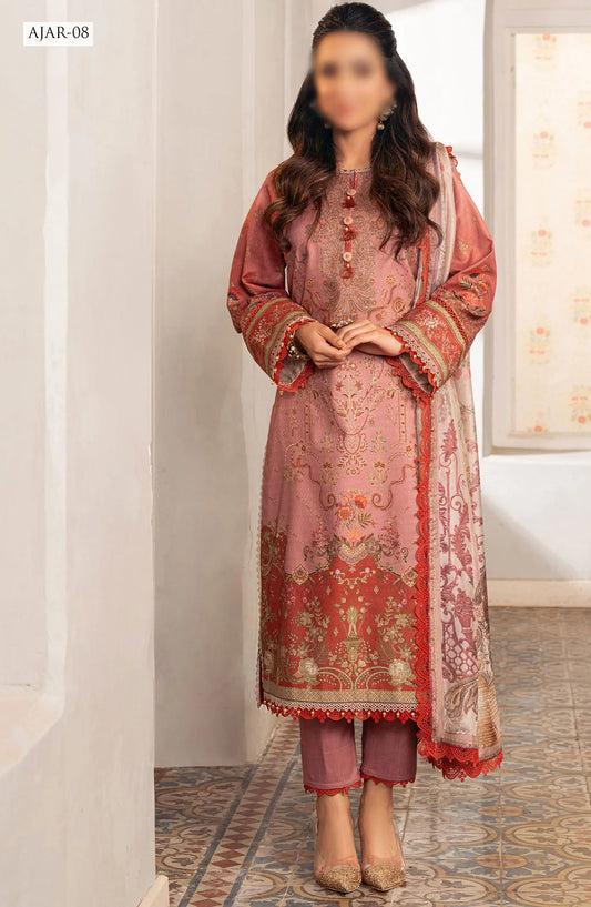 Asim Jofa Aira Summer Print Collection 2024 - AJAR 08