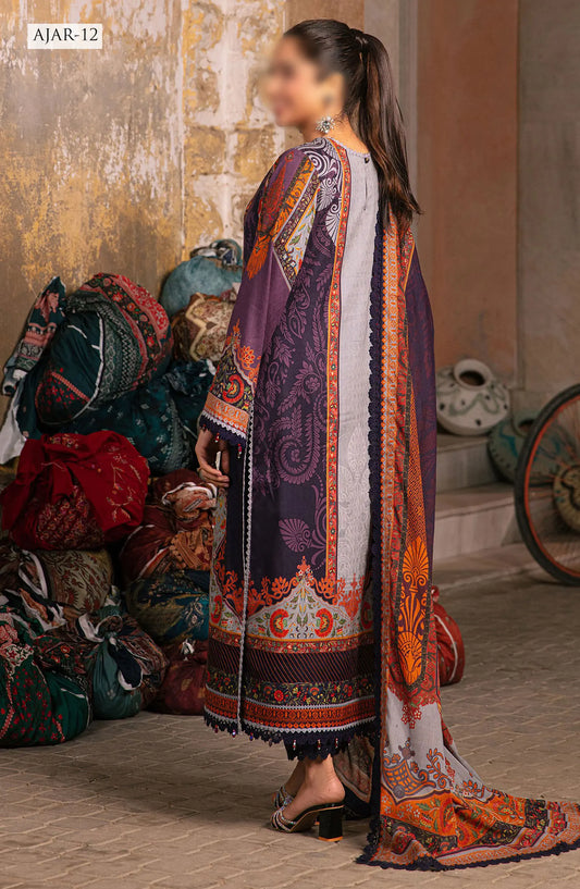 Asim Jofa Aira Summer Print Collection 2024 - AJAR 12